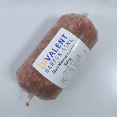Barf Menue Lamm 500 g, ( Fertigmenü mit Lamm )