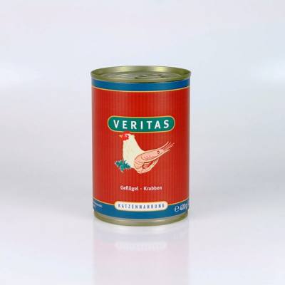 Geflügel und Krabben 400 g Gourmethappen für Katzen