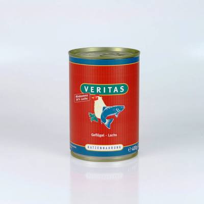 Geflügel und Lachs 400 g Gaumenschmaus für Katzen