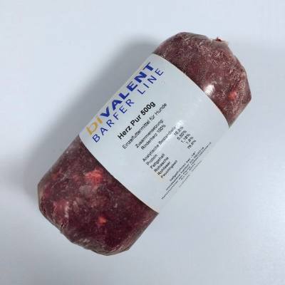 Herz Pur 500 g (100% Rinderherz für Hund und Katze )