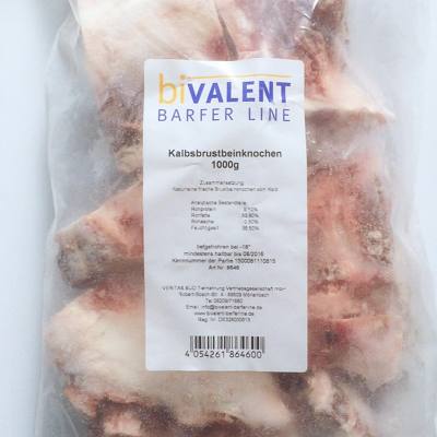 Kalbsbrustbein 1kg, portionsgerecht gestückelt