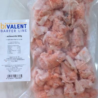 Lachswürfel 500g ( 100% Norwegischer Lachs )