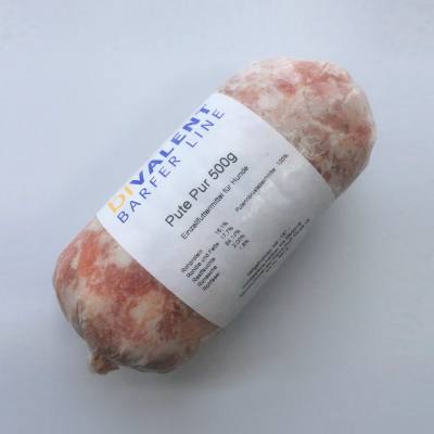 Pute Pur 500 g, ( 100 % Putenunterkeulenfleisch)