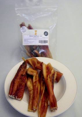 Kopfhaut vom Rind , kurz 250 g