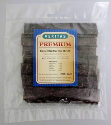 VERITAS Fleischstreifen vom Hirsch 200 g