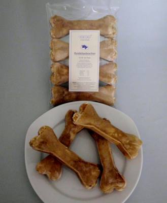 Hundekauknochen 10 cm, Kauspaß für kleine Hunde