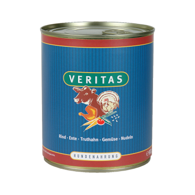 Hundemenü 2 mit Rind, Ente, Truthahn, Gemüse und Nudeln 800g