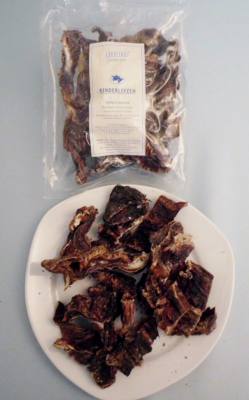 Rinderlefzen 250 g in portionierten Stücken