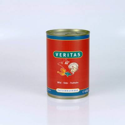 Wild, Ente und Truthahn 400 g Genießer Napf für Katzen