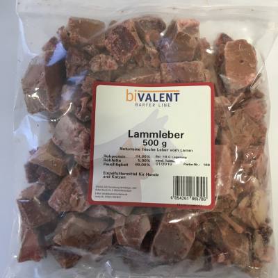 Lammleber 500g in Stücken NEU !!
