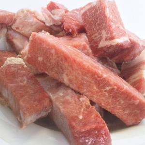 Saftiges, mageres Muskelfleisch ...